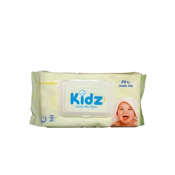 Picture of Kidz Cotton Wet Wipes 56pcs