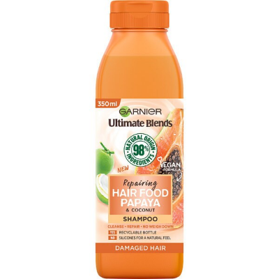 Buy GARNIER Repairing Hair Food Papaya & Coconut Shampoo For Damaged Hair 350ml UK at Best Price In Bangladesh