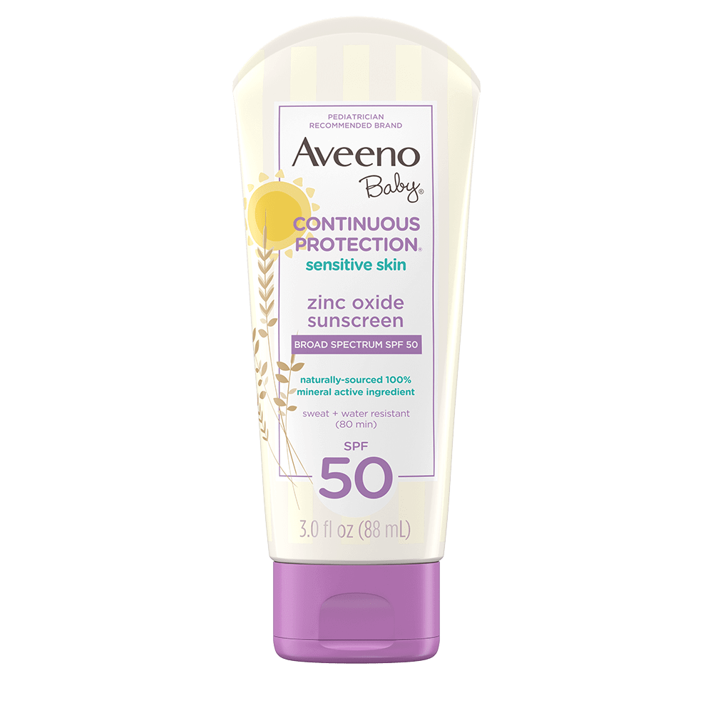 Picture of Aveeno Baby Zinc Oxide Sunscreen From 6m+ 88ml