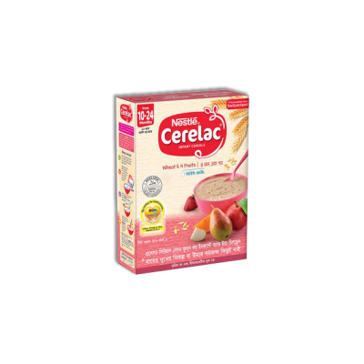Picture of Nestle Cerelac Wheat & 4 Fruits From 10-24 Months 400g