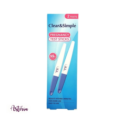 Picture of Clear & Simple Pregnancy Test Sticks 2 Tests