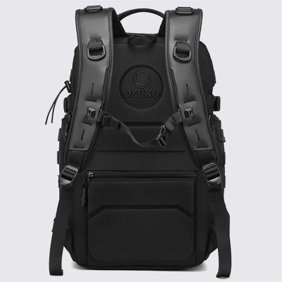 OZUKO 9601 Travel Backpack Men 15.6 Inches Laptop Backpack Waterproof Hiking Fitness School Backpack
