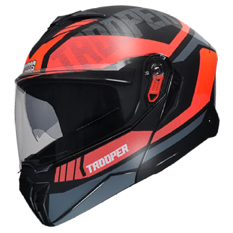 Picture of STUDDS Trooper Modular Full Face Bike Helmet