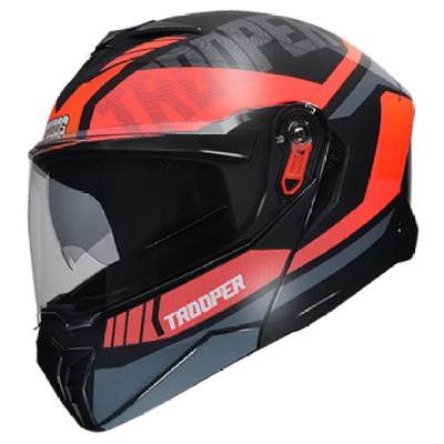Picture of STUDDS Trooper Modular Full Face Bike Helmet