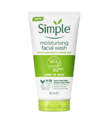 Buy SIMPLE Moisturising Facial Wash 150ml UK at Best Price In Bangladesh