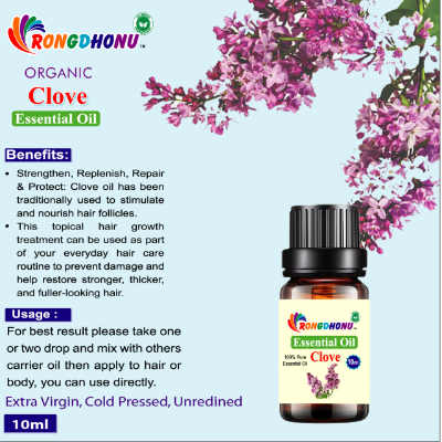 Buy Clove Essential oil (লবঙ্গ এসেনশিয়াল অয়েল) 10ml Online at Best Price