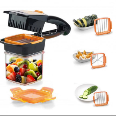 Buy  Nicer dicer Multi-function Fast 5 in 1 Food Fruit Vegetable Onion Cutter Slicer Chopper Kitchen Tools at Best Price In Bangladesh