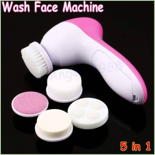 Buy  5 in 1 Multi-functional Cleansing Machine Cleanser Instrument Facial Massage Beauty Set at Best Price In Bangladesh