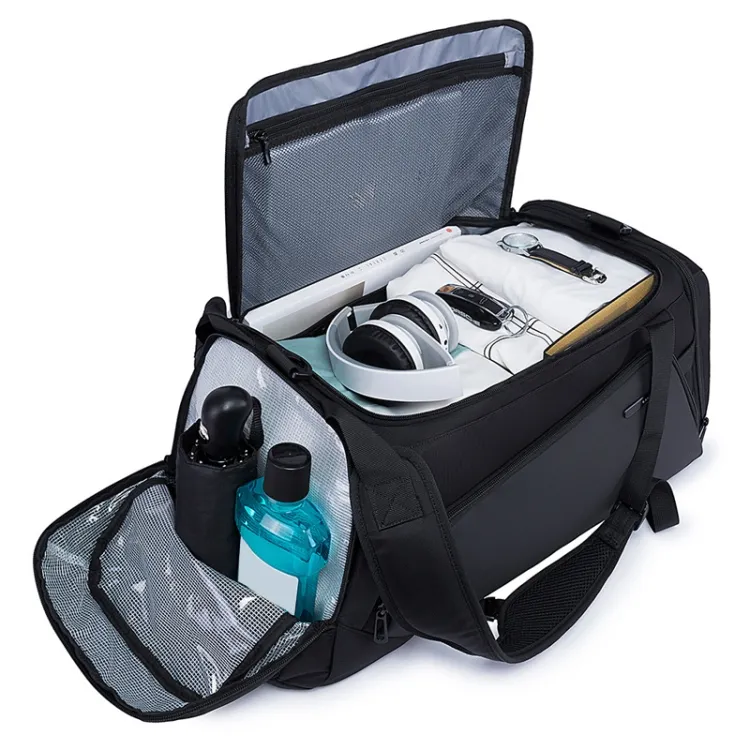 Picture of BANGE BG1917 MEN OXFORD CLOTH MULTIFUNCTIONAL FITNESS TRAVEL BACKPACK FOR MEN AND WOMEN, Dry and Wet Depart Pocket Sports Duffel Backpack With Shoes Compartment And Layer For Wet Stuff.,Short-Distance Trip Duffel Gym Bag for Men Women