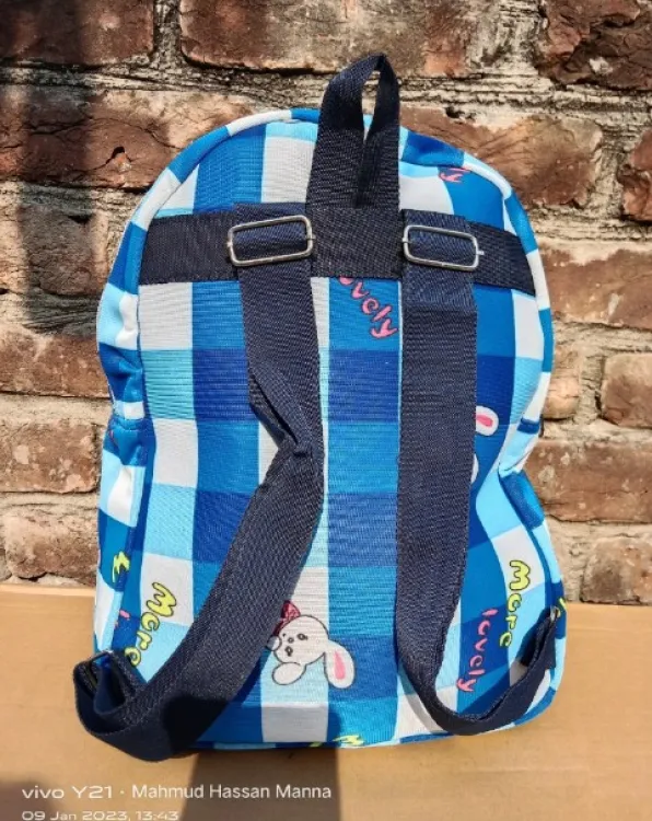 Buy  Exclusive school and college backpacks with wonderful designs for women Navy Blue at Best Prices in Bangladesh