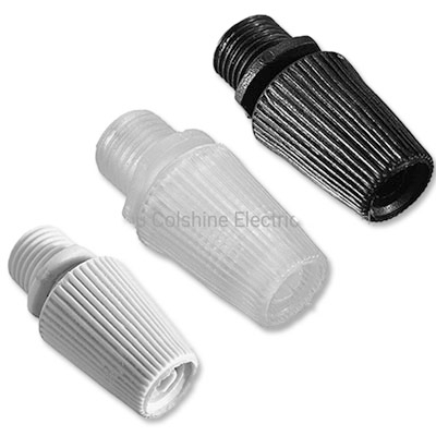 Picture of Electrical cable lock, wire rope clip. cable grip. cable lock plastic/ nylon.   Electric light accessory. Plastic Cable Grip.   Plastic Strain Relief Light Accessories  Transparent  by Mallik tracing