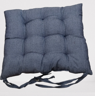 Picture of Chair Cushion. Chair Sitting Pillow, Chair Seat Cushion High Quality Cotton Fabric  40cmx40cm Size 1 pics gray color