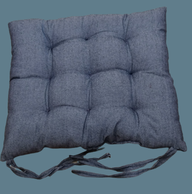 Picture of Chair Cushion. Chair Sitting Pillow, Chair Seat Cushion High Quality Cotton Fabric  40cmx40cm Size 1 pics gray color