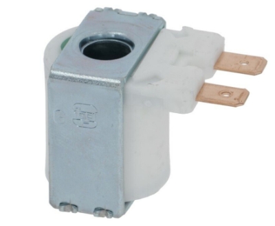 Picture of Water inlet valve coil. Solenoid valve coil. Universal water inlet valve coil. 220-230v AC.