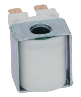 Picture of Water inlet valve coil. Solenoid valve coil. Universal water inlet valve coil. 220-230v AC.