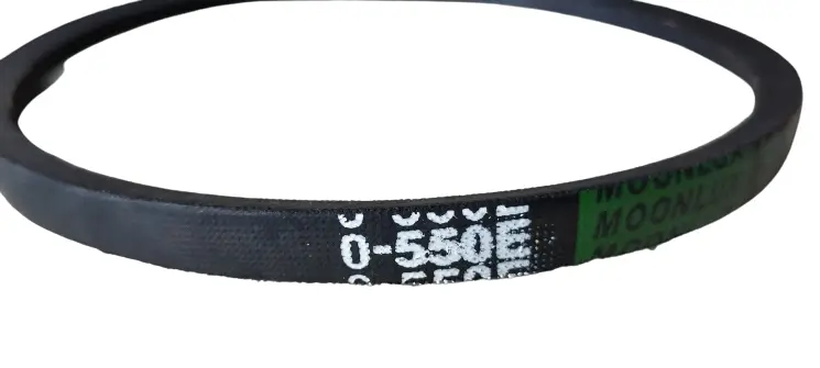 Picture of washing machine drive belt V Belt O-550E. washing machine belt