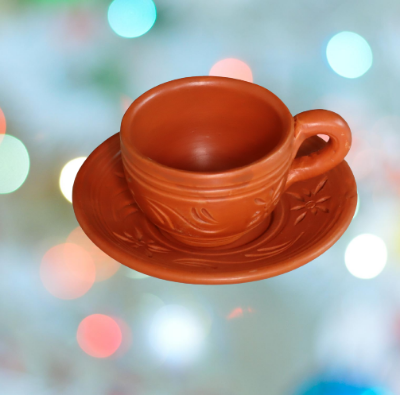 Picture of Clay items Clay Tea Cup. Matir cup. Matir Teacup. Handmade. Organic.Clay Tea Cup.  Master cup set.  1 price cup in a box
