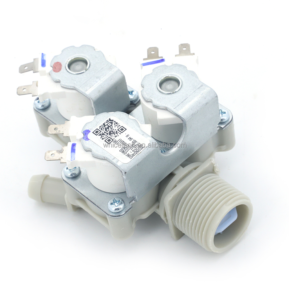 Picture of washing machine water inlet valve, water inlet valve, Solenoid Valve three-way 220V AC