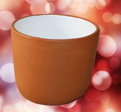 Picture of Ceiling light. Ceiling light shade with fitting. Clay ceramic light shade. Homemade Pottery light shade. Ceiling light shade