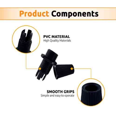 Picture of Electrical accessories. Electric light fitting. Plastic Wire lock cap M10.Tooth thread cable clip, wire grip for ceiling lamp. PVC cable gland. Cable lock 10 pic  Black
