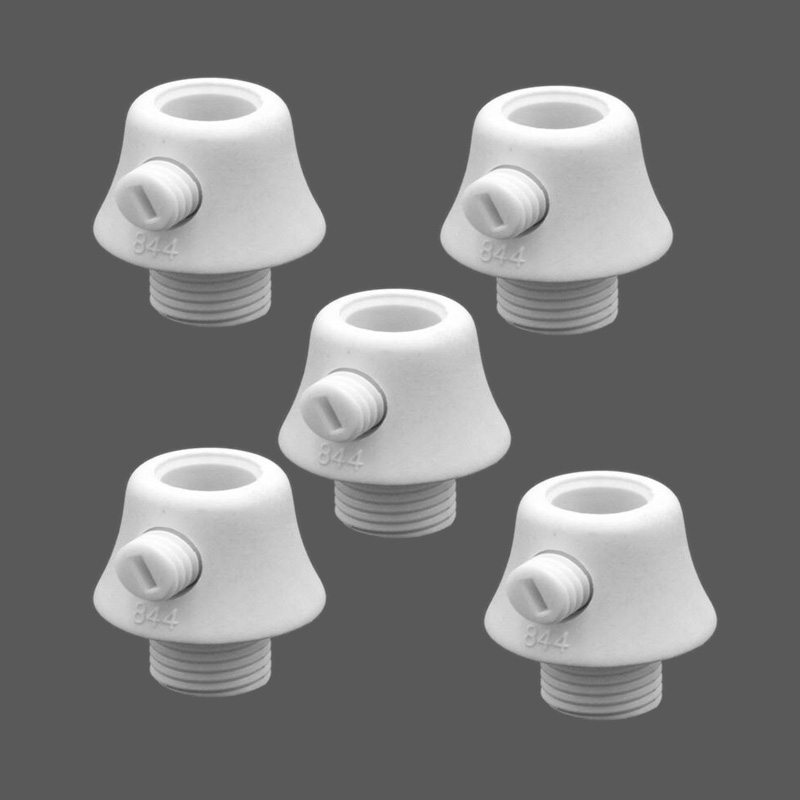 Picture of Electrical accessories. Electric light fitting. Plastic Wire lock cap M10.Tooth thread cable clip, wire grip for ceiling lamp. PVC cable gland. Cable lock 5 pic white