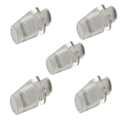 Picture of Electrical accessories. Electric light fitting. Plastic Wire lock cap M10.Tooth thread cable clip, wire grip for ceiling lamp. PVC cable gland. Cable lock 5 pic clear
