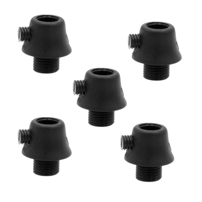 Picture of Electrical accessories. Electric light fitting. Plastic Wire lock cap M10.Tooth thread cable clip, wire grip for ceiling lamp. PVC cable gland. Cable lock 5 pic black