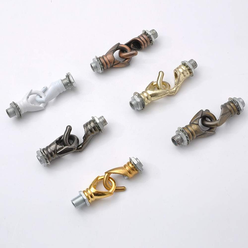 Picture of Electric lighting. light fitting accessories. Ceiling pendent light fitting. Ceiling light fixture accessories. Vintage Ceiling Rose Chandelier Hooks Retro Antique Metal Style.one metal hook