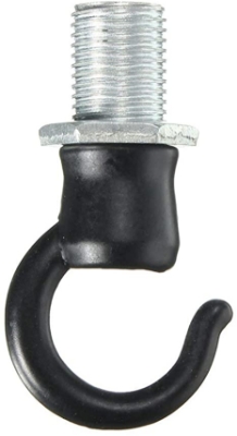 Picture of Electric lighting. light fitting accessories. Ceiling pendent light fitting. Ceiling light fixture accessories. Vintage Ceiling Rose Chandelier Hooks Retro Antique Metal Style.one metal hook