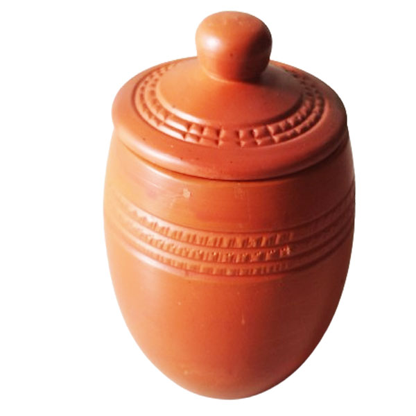 Picture of Clay milk and sugar pot, coffee milk and sugar pot Matir sugar pot. Matir milk pot