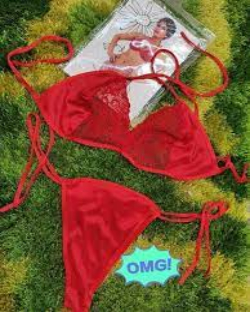 Picture of Two Piece Swimsuit Swimwear Triangle Bikini Sets