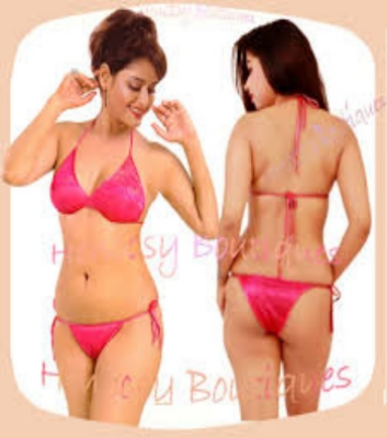 Picture of Two Piece Swimsuit Swimwear Triangle Bikini Sets