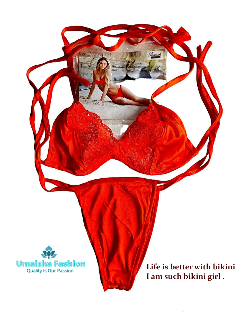 Picture of Two pieces bikini set beach wear swim wear for woman