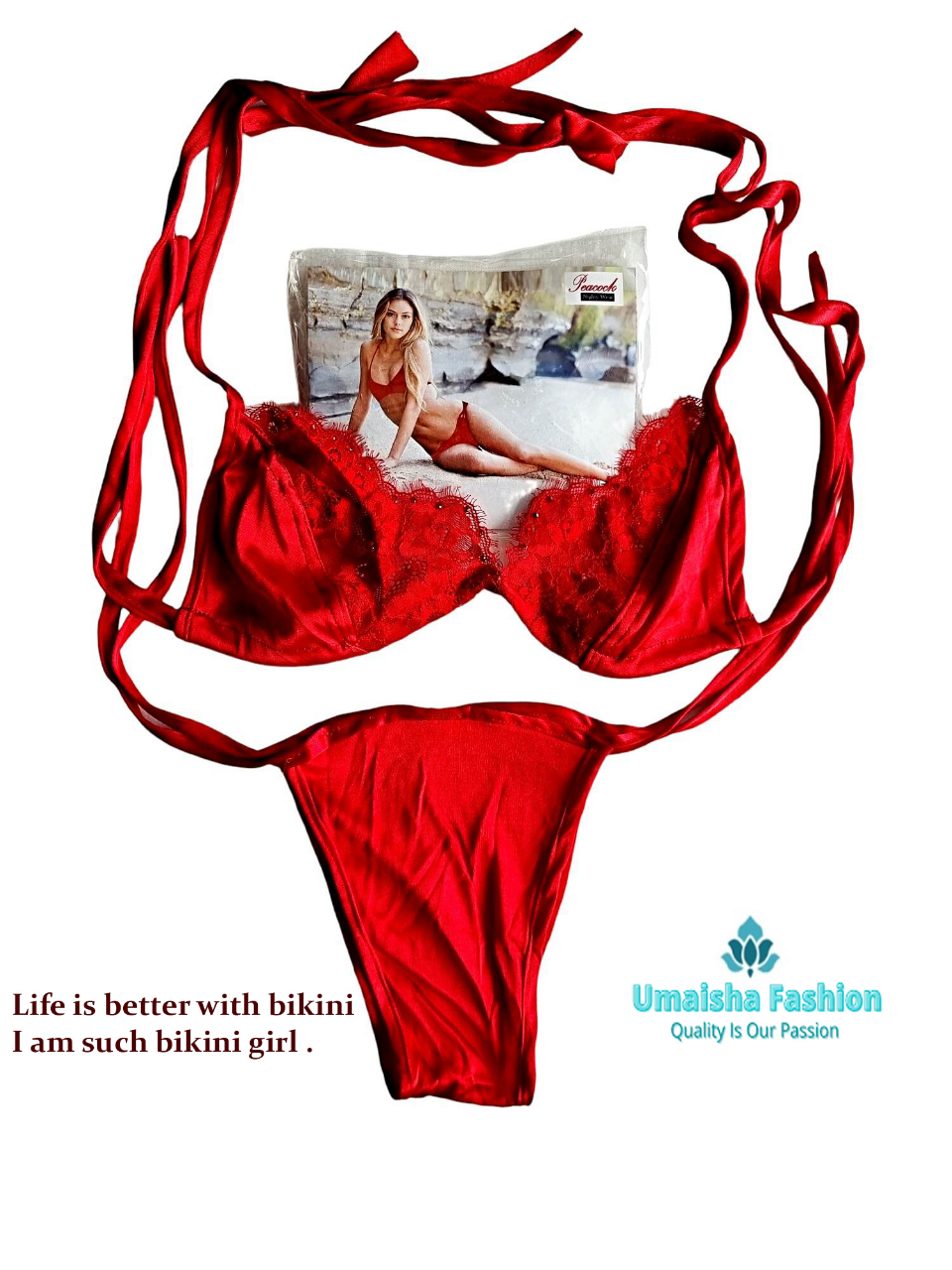 Picture of Two pieces bikini set beach wear swim wear for woman