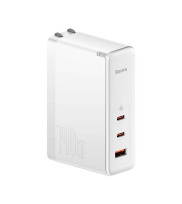 Picture of Baseus GaN5 Pro Fast Charger 2C+U 140W EU Black(With Superior Series Fast Charging Data Cable Type-C to Type-C 240W（48V/5A)1m Black) 