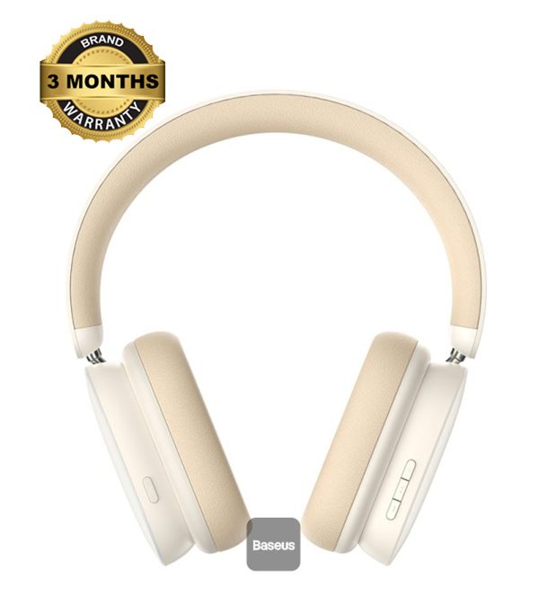 Picture of Baseus Bowie H1 Noise-Cancelling Wireless Headphones Rice White 
