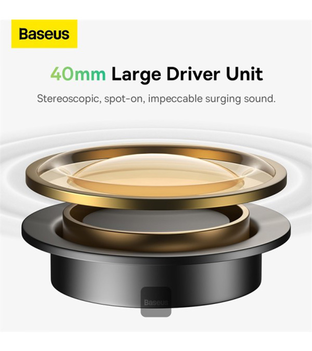 Picture of Baseus Bowie H1 Noise-Cancelling Wireless Headphones Rice White 