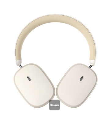 Picture of Baseus Bowie H1 Noise-Cancelling Wireless Headphones Rice White 