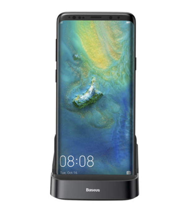 Baseus Mate Docking Type-C Mobile Phone Intelligent HUB Docking Station Pro Black