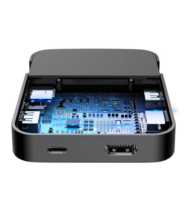 Baseus Mate Docking Type-C Mobile Phone Intelligent HUB Docking Station Pro Black