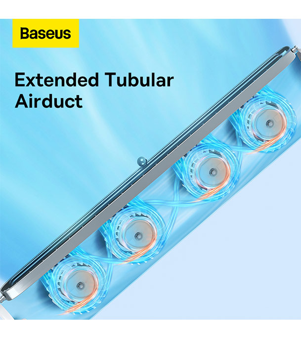 Picture of Baseus Refreshing Monitor Clip-On & Stand-Up Desk Fan Black  