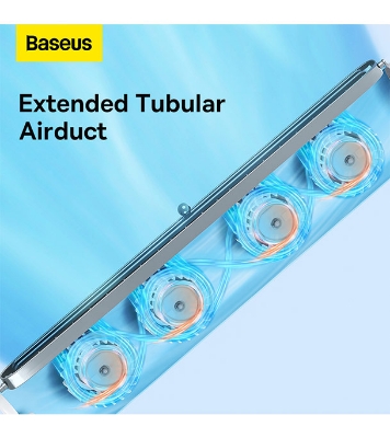 Picture of Baseus Refreshing Monitor Clip-On & Stand-Up Desk Fan Black  