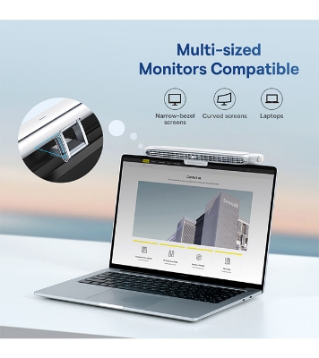 Picture of Baseus Refreshing Monitor Clip-On & Stand-Up Desk Fan Black  