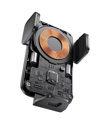  Baseus Wisdom Auto Alignment QI 15W Car Mount Wireless Charger 