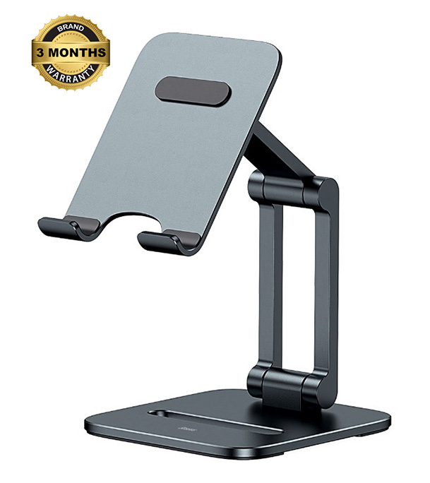 Baseus Desktop Biaxial Foldable Metal Stand (for Phones) Grey 