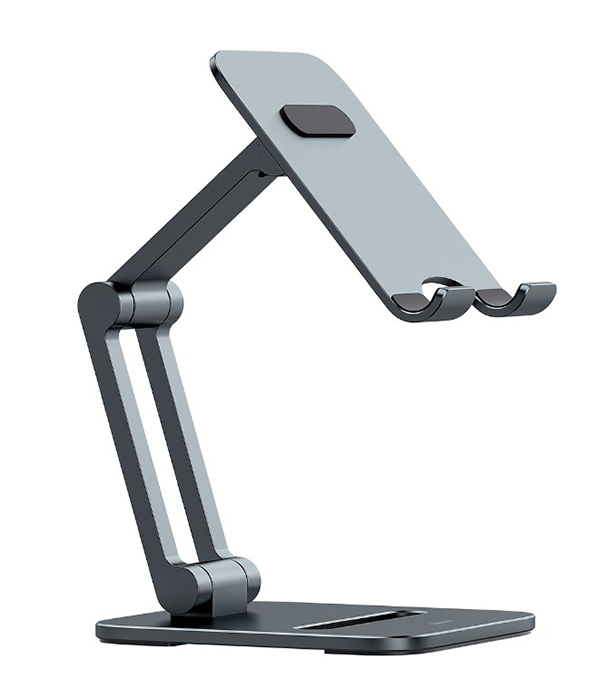 Baseus Desktop Biaxial Foldable Metal Stand (for Phones) Grey 
