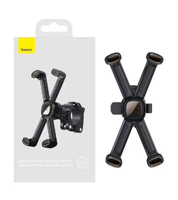 Baseus Quick to take cycling Holder (Applicable for bicycle and Motorcycle）Black