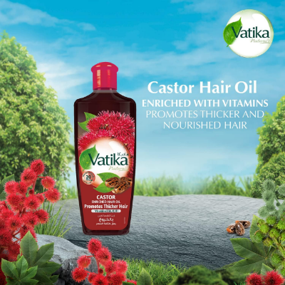 Buy Vatika Naturals Castor Enriched Hair Oil - (Dubai) 300ml| at Best Price In Bangladesh