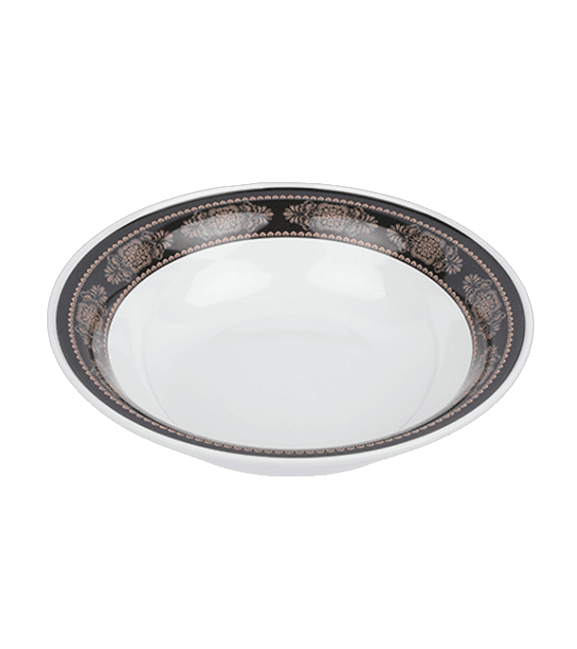 Picture of 11" Rice Bowl-Black gold