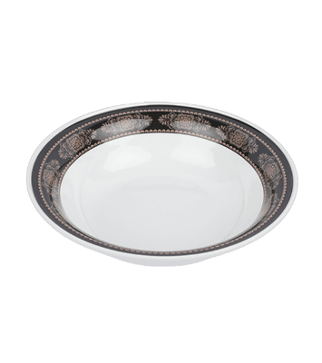 Picture of 11" Rice Bowl-Black gold